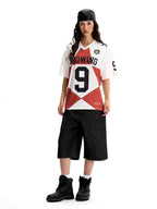 F3F Select Button Fly Baggy Denim Shorts