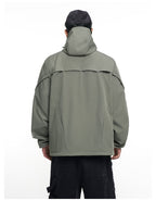 F3F Select Functional Drawstring Hooded Technical Jacket