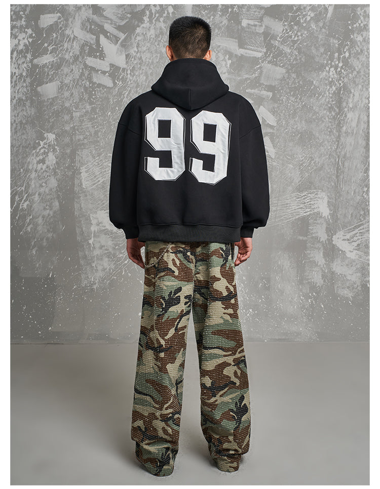 F3F Select 99 Embroidered Zip Up Hoodie