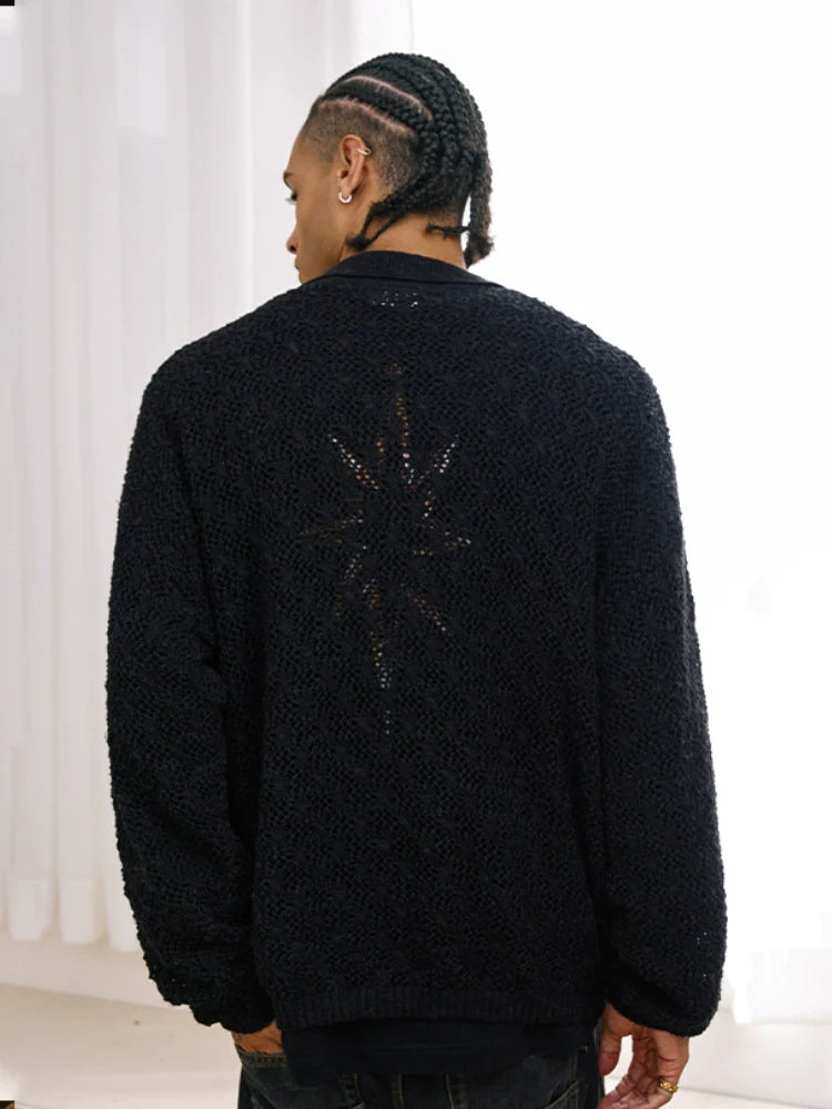 Remedy Mesh Polo Knit Sweater