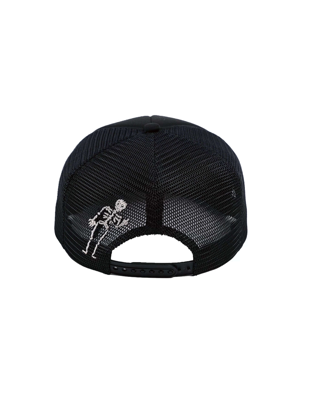 LIBERAFIT Crossbones Leather Patch Trucker Cap