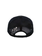 LIBERAFIT Crossbones Leather Patch Trucker Cap