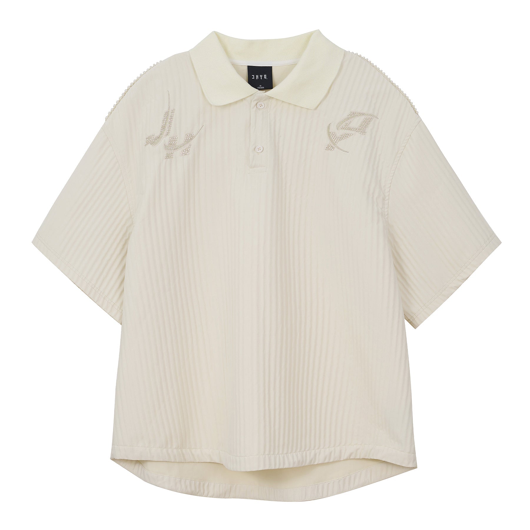 JHYQ Beaded Embroidery Short Sleeved Polo