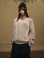 YADcrew Color Block Deconstructed Track Jacket