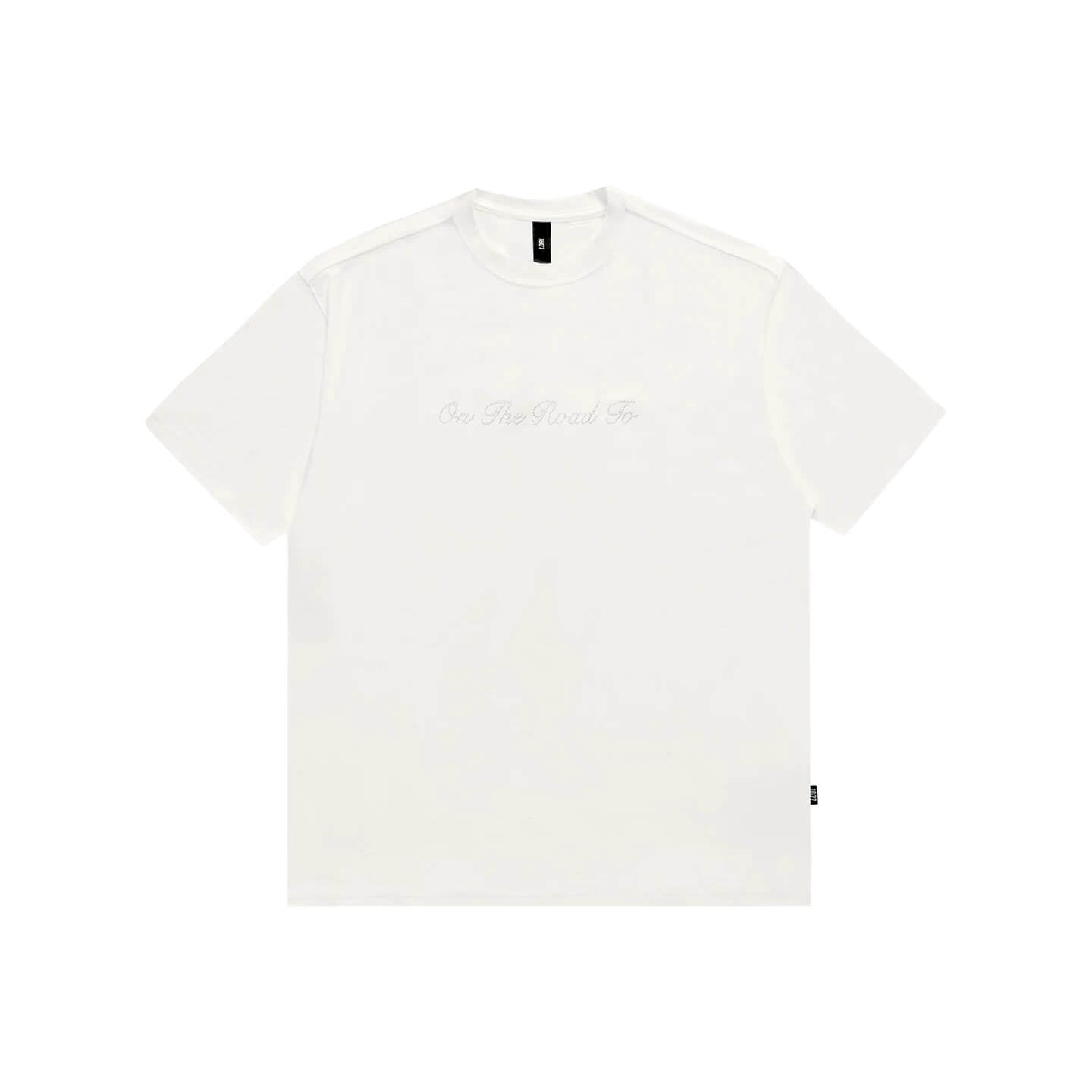 1807 On The Road To Rhinestone Embellished Tee