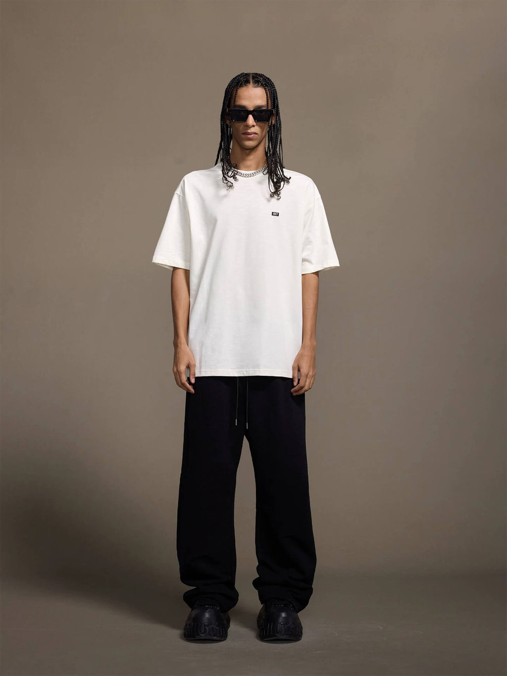 1807 Small Box Logo Patch Tee
