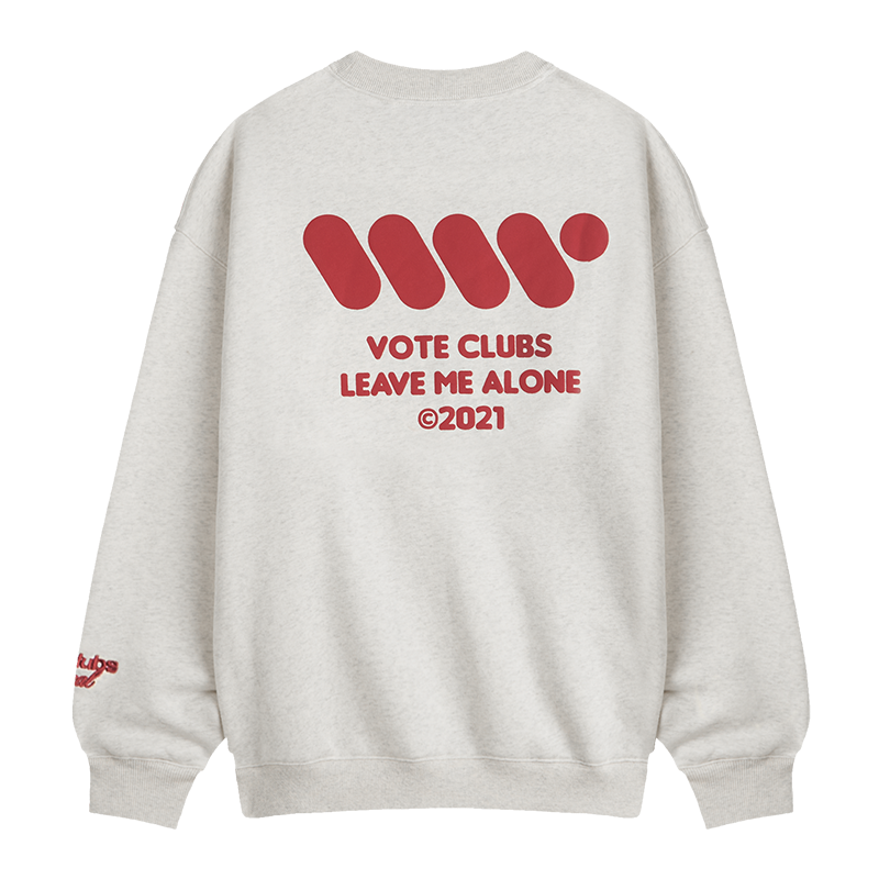 VOTE VVVVOTE Basic Crew Neck Sweatshirt