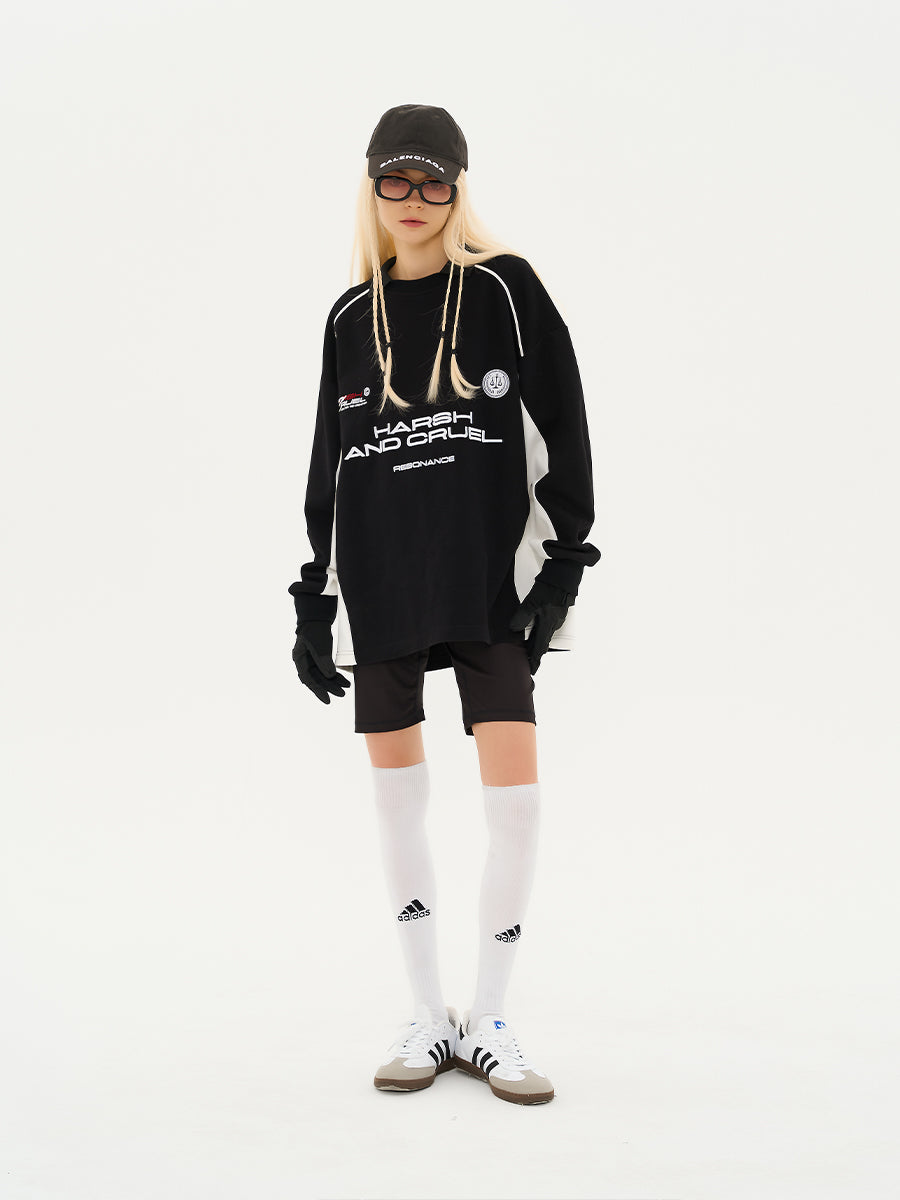 Harsh and Cruel Football Logo Jersey Sweater