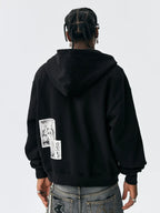 MEDM Angel Patch Zip Up Hoodie