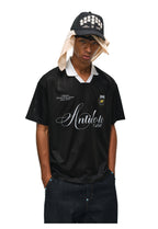 ANTIDOTE Striped Jersey Polo