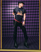 MEDM × JOJO Washed Distressed Character Print Tee