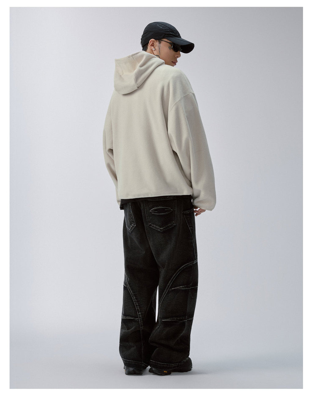 F2CE Fleece Half Zip Pullover Hoodie