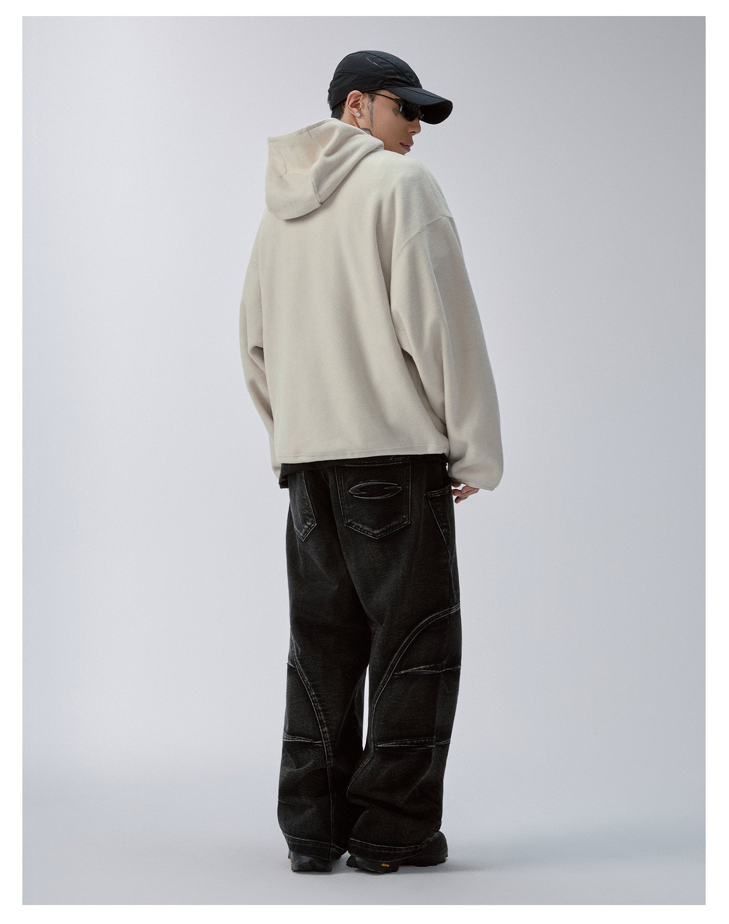 F2CE Fleece Half Zip Pullover Hoodie