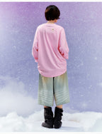 MEDM Flower Star Logo Embroidered Long Sleeve Tee