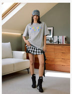 MEDM Multicolor Terry Embroidery Tee