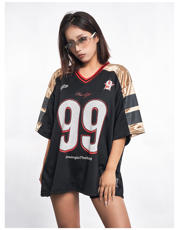 F3F Select Black and Gold 99 Mesh Hockey Jersey