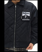 NOVACAM Diamond Plaid Quilted Puffer Jacket