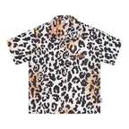 EMPTY REFERENCE Leopard Print Short Sleeved Shirt