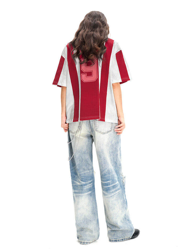 F3F Select Hand Painted Stripe Short Sleeve Soccer Tee