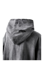 KARMANISTIC Distressed Washed Rivets Hoodie