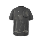 Night Lab Skeleton Print Zip Pocket Tee