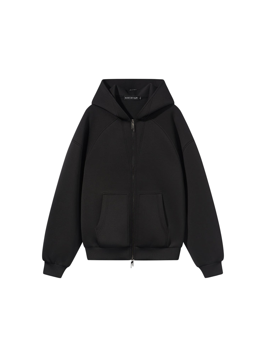 BLIND NO PLAN Embroidered Plunging Sleeve Air Hoodie