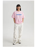 Wassup House Big Logo Print Basic Tee