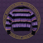 MEDM × JOJO Striped V Neck Knit Sweater