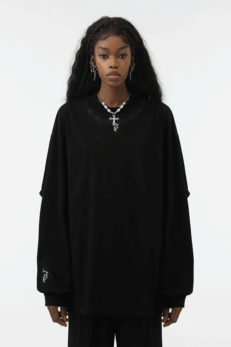 JHYQ Embroidered Long Sleeved Tee