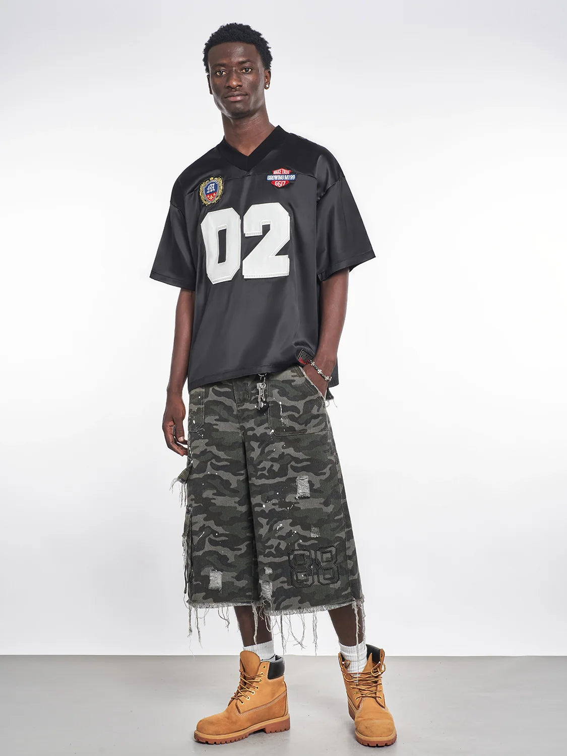 F3F Select 02 Number Patch Hockey Jersey