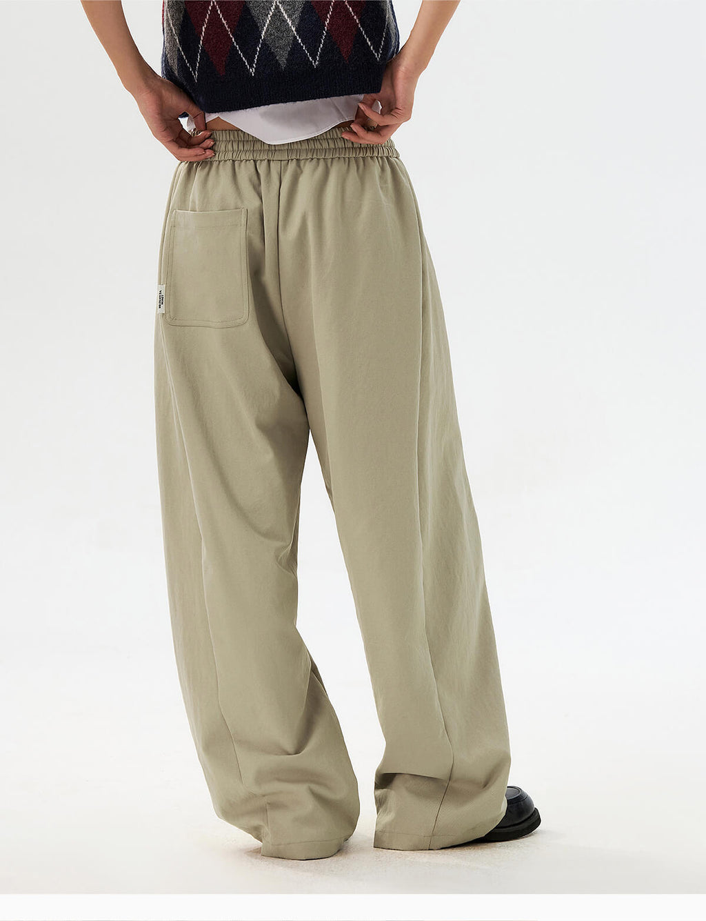 MEDM Deconstructed Patchwork Baggy Track Pants