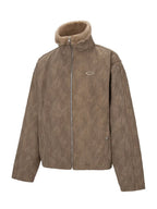F2CE Long Fur Lined Suede Jacket