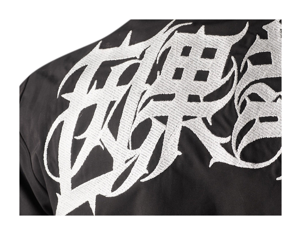 KARMANISTIC Karma Embroidered Track Jacket