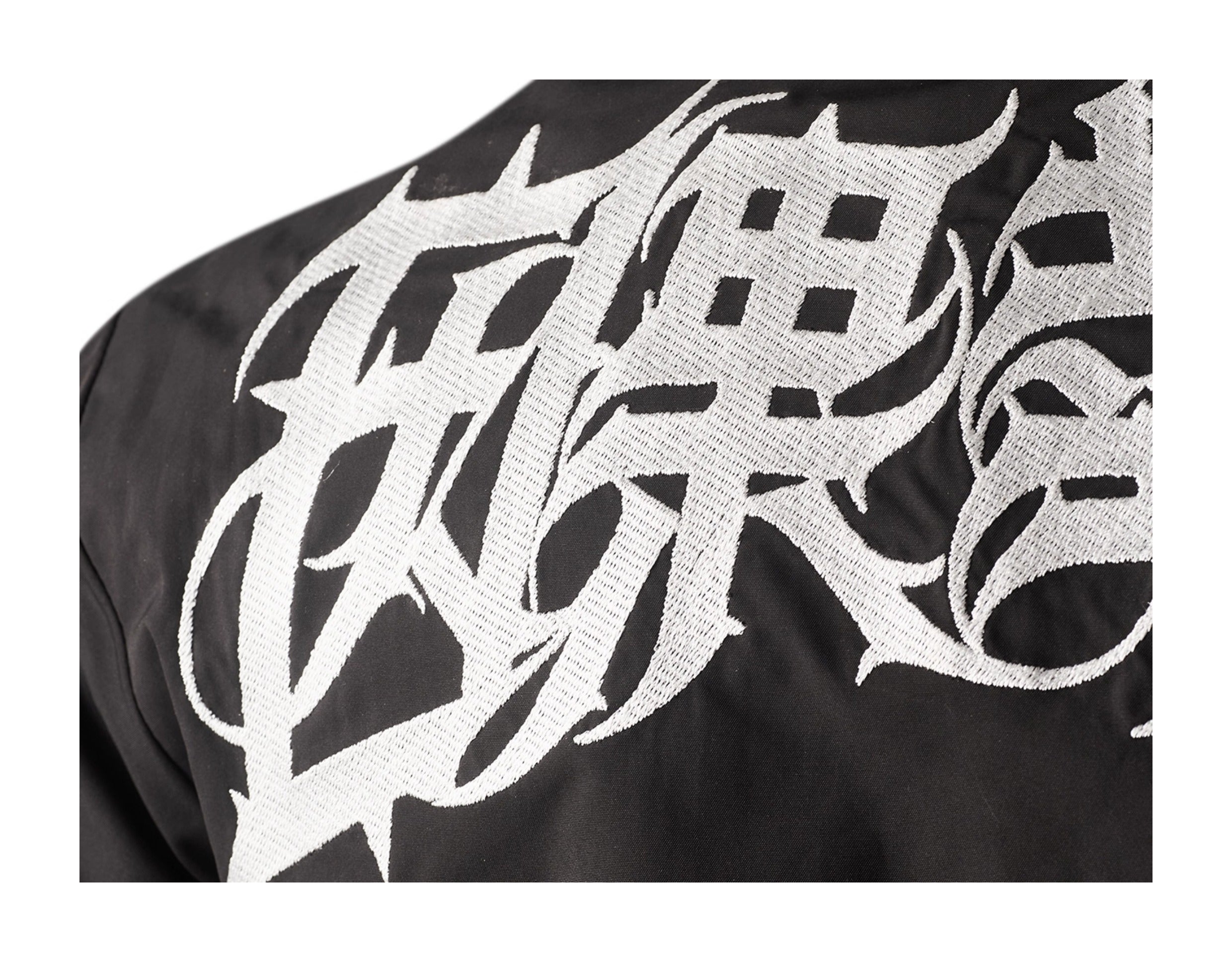 KARMANISTIC Karma Embroidered Track Jacket