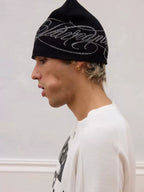 KARMANISTIC Rhinestone Knit Beanie