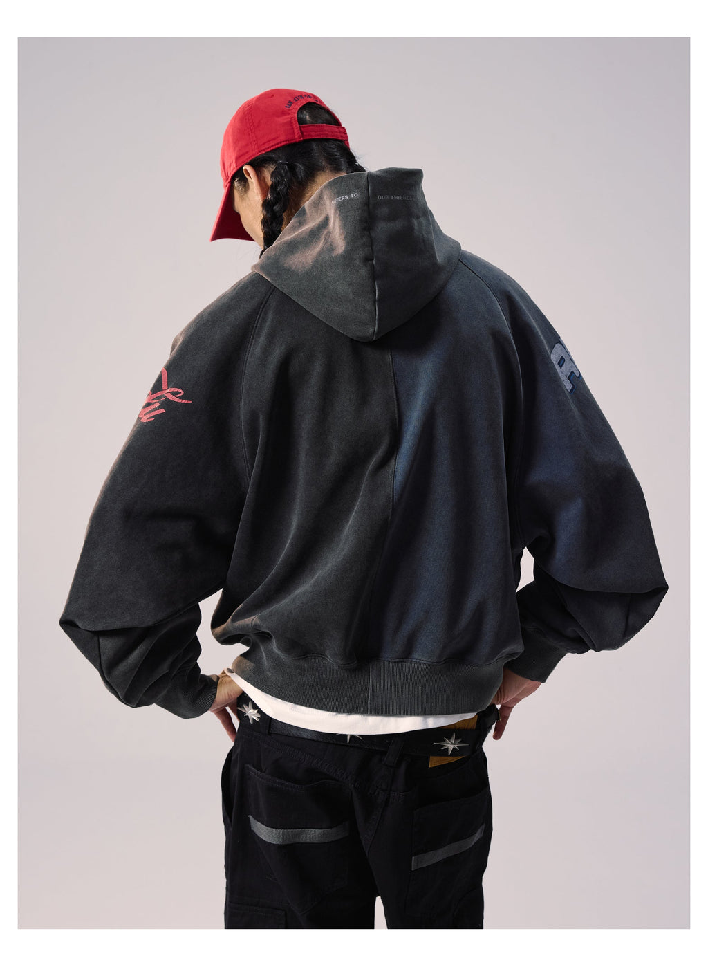 Remedy Washed Separate Raglan Hoodie