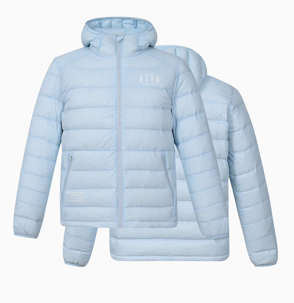 MEDM Waterproof Lightweight Hooded Down Jacket