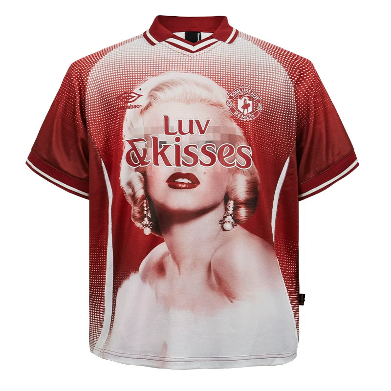 Remedy Luv & Kisses Soccer Jersey Polo Shirt