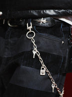 Remedy Key Lock Metal Wallet Chain