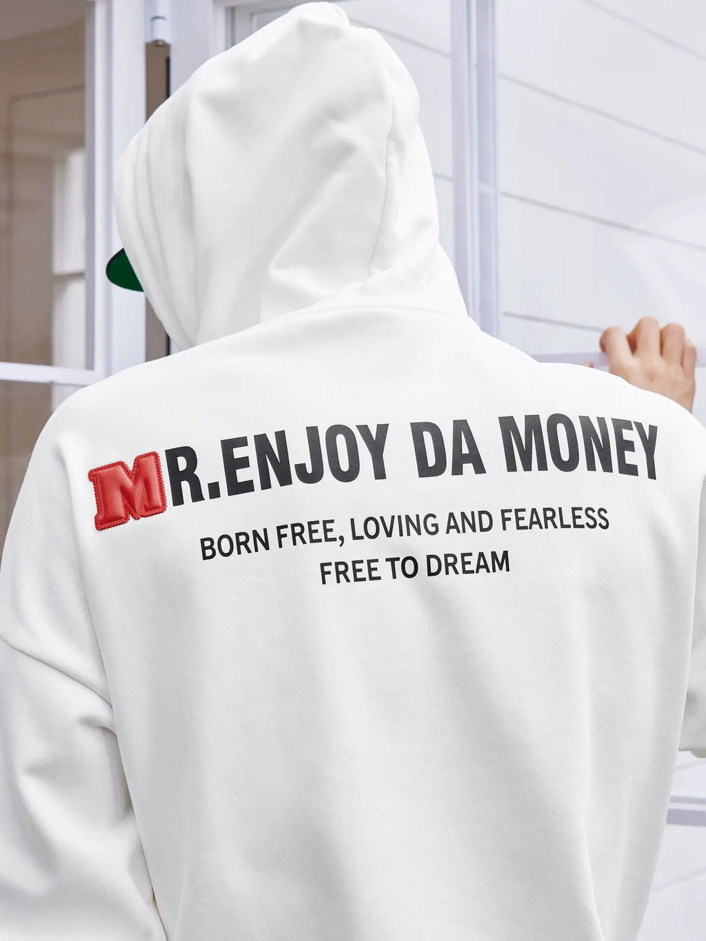 MEDM Rainbow Embossed Logo Hoodie