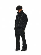 ANTIDOTE Faux Suede Double Rider Biker Jacket
