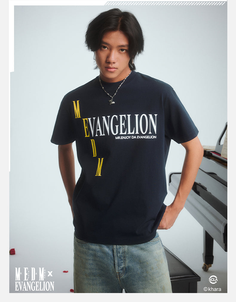 MEDM x EVA Basic Letter Logo Tee