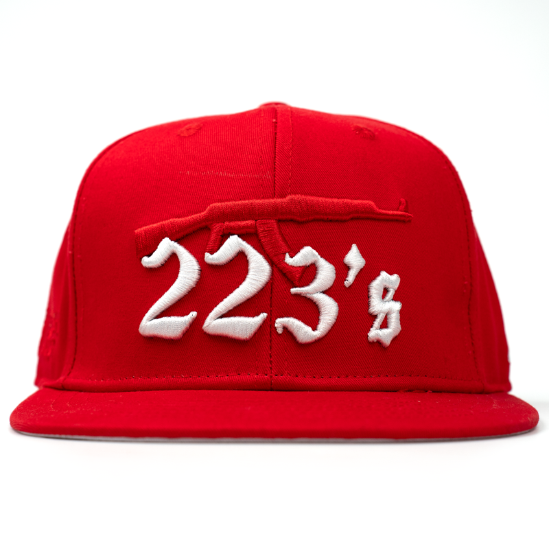 TGFCLUB 223 3D Embroidered Flat Brim Baseball Cap