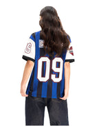 F3F Select Contrast Stripe Short Sleeve Polo Soccer Jersey