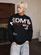 MEDM Big Logo Print Sweatshirt