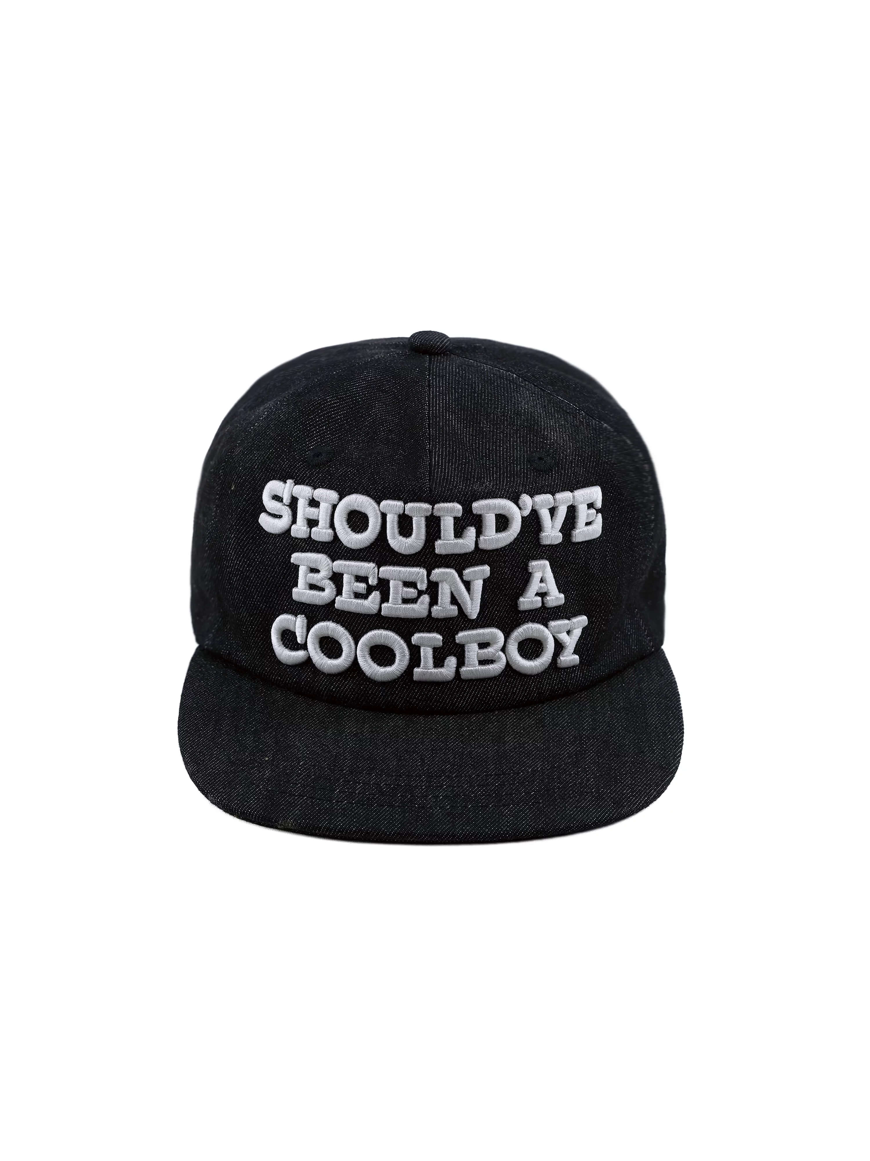 LIBERAFIT Slogan 3D Embroidered Trucker Cap Camo Leopard Denim