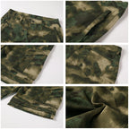 NOVACAM Camouflage Multi-Pocket Baggy Cargo Shorts