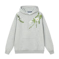Harsh and Cruel Floral Garland Embroidered Text HACR Hoodie
