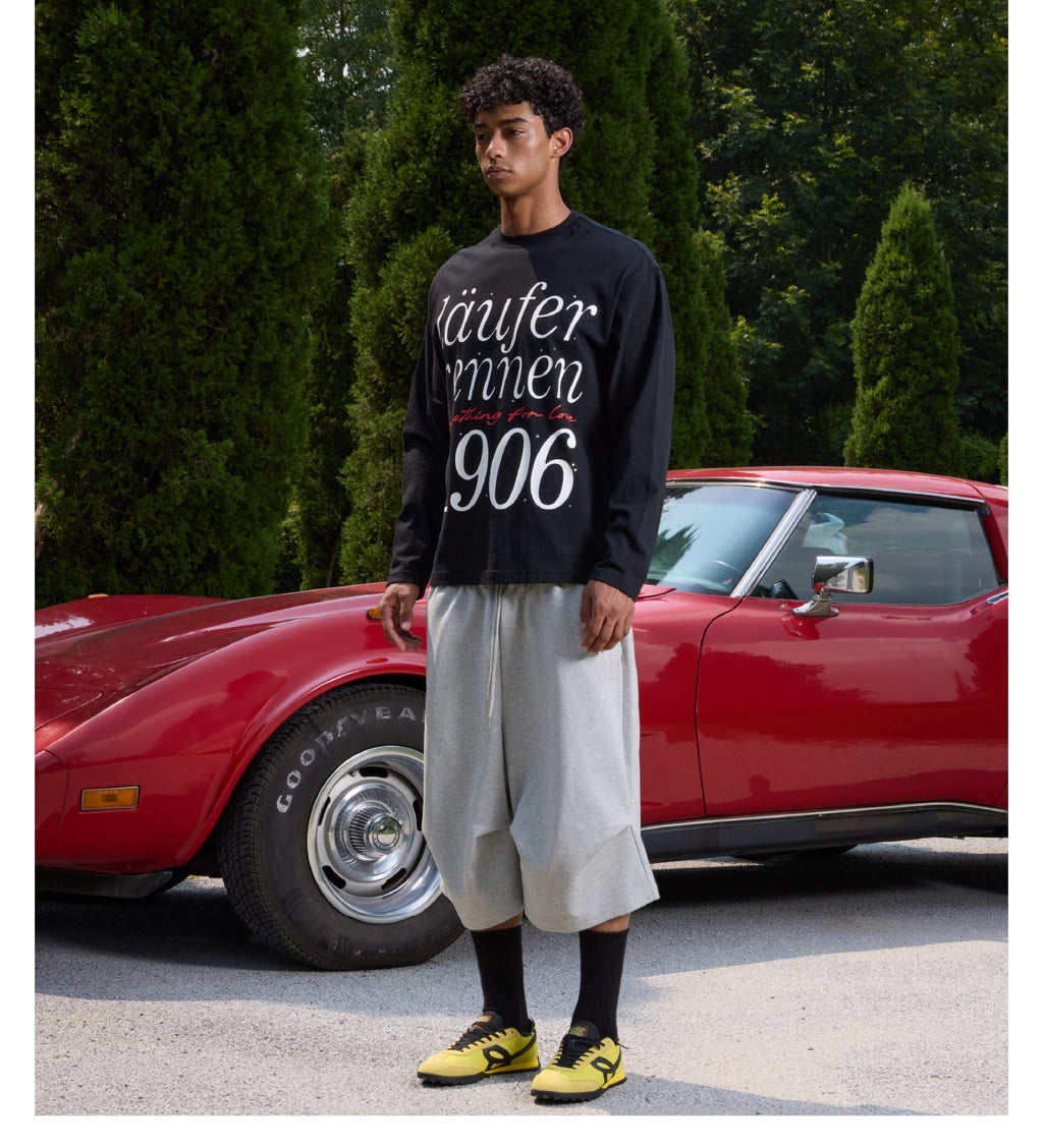 S45 Runner Print Long Sleeve Tee