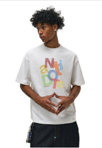 ANTIDOTE Colorful Crayon Print Tee